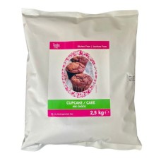 Choco Cupcake/cake mix 2,5kg - glutenvrij